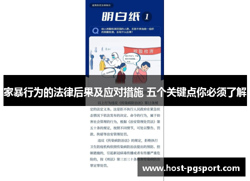 家暴行为的法律后果及应对措施 五个关键点你必须了解